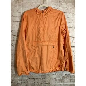 Nike ACG Jacket Womens Small Peachy Orange Lightweight Hooded Running Athletic
